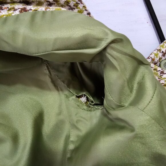 🖤 Dave Bellsey “Bellciette” Vintage 1950s Tweed Suit, Paris Design, Fur Collar - Picture 12 of 14